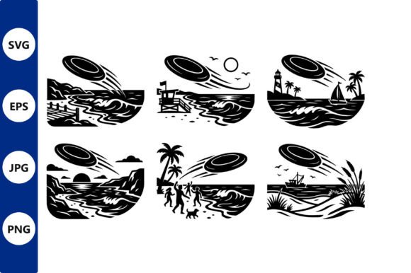 Beach Saucer Vector Art Review