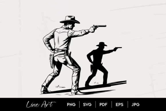 Cowboy Duel Gunfighter Western Art Review