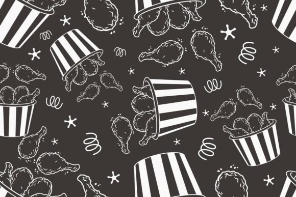 Fried Chicken Seamless Pattern Review
