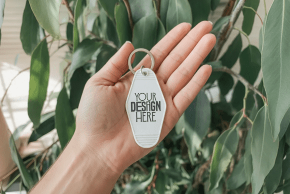 Hotel Keychain Mockup Review