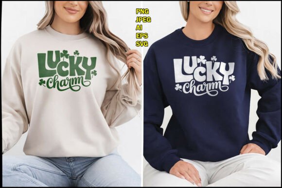 Lucky Charm Shamrock St Patricks Day PNG