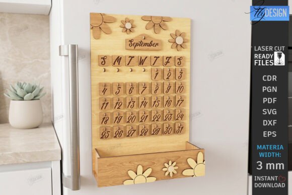 Magnet Perpetual Calendar Laser Cut CNC: A Designer’s Take