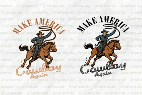 Make America Cowboy Again Vintage Vector Review