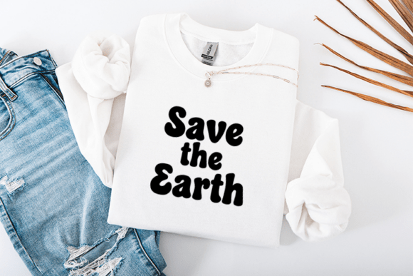 Save the Earth Bold Eco Typography Design Review