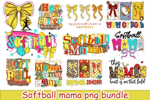 Softball Mama PNG Bundle Review