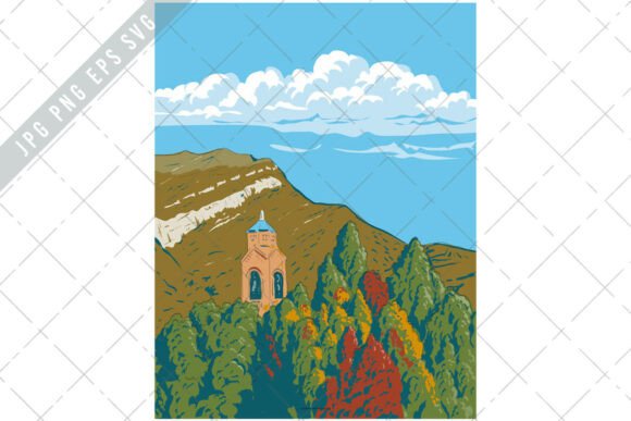 Tremezzo Lake Como WPA Ukiyo-e Embroidery Review